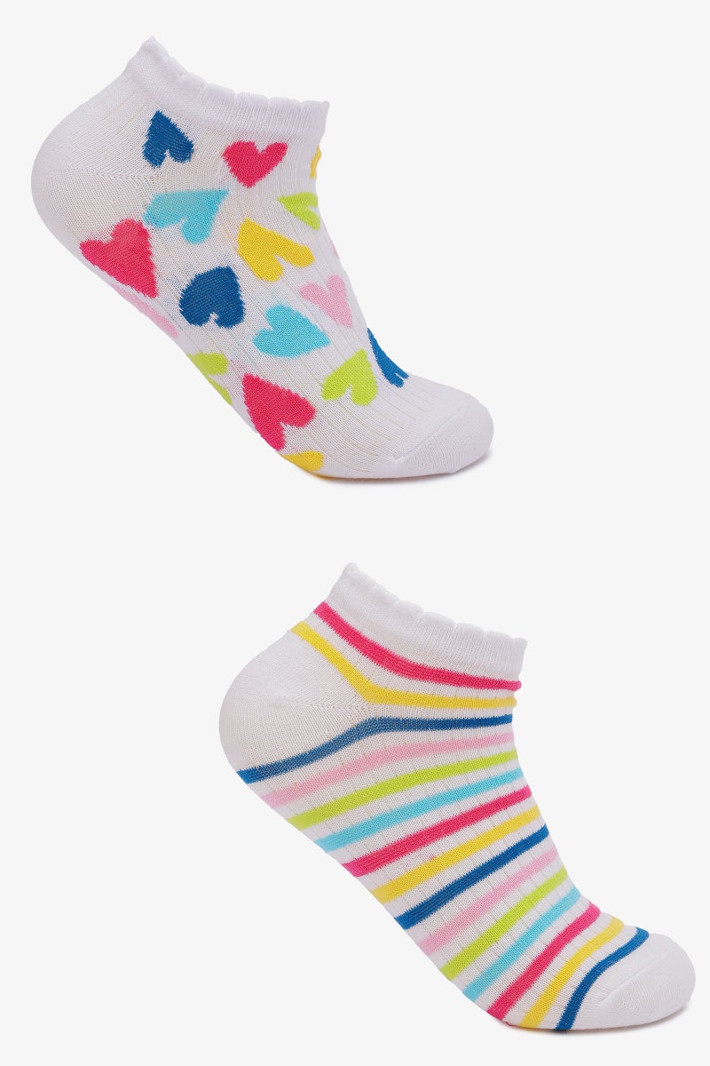 Carina Colorful Socks - 2 Pairs - Image 1